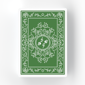 BLACK ROSES IMMERGRÜN Playing Cards