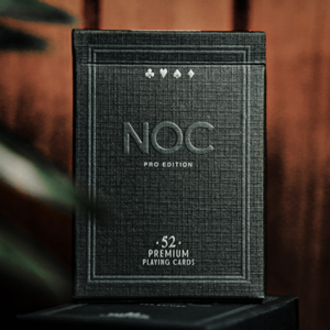 NOC Pro 2021 (Jet Black) Playing Cards - magic tricks