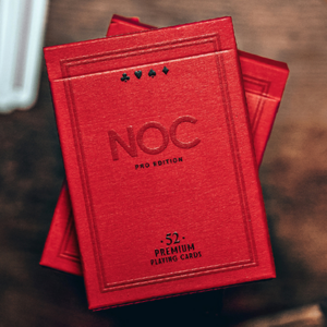 NOC Pro 2021 (Burgundy Red) Playing Cards - magic tricks