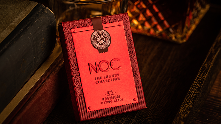 NOC (Red) The Luxury Collection Playing Cards by Riffle Shuffle x The House of Playing Cards - magic tricks