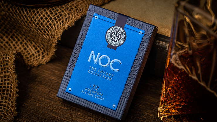 NOC (Blue) The Luxury Collection Playing Cards by Riffle Shuffle x The House of Playing Cards - magic tricks