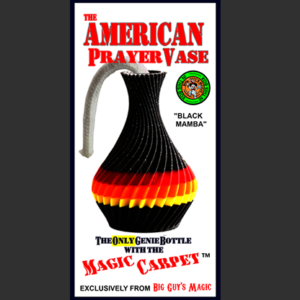 The American Prayer Vase Genie Bottle BLACK MAMBA by Big Guy’s Magic- Trick - magic tricks