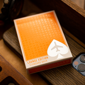 Lounge Edition in Hangar (Orange)  by Jetsetter Playing Cards - magic tricks