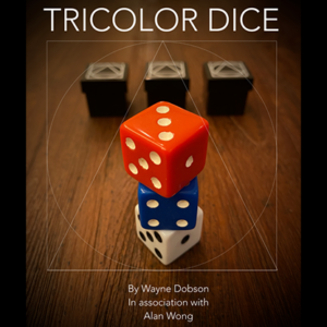 TRICOLOR DICE by Wayne Dobson and Alan Wong – Trick - magic tricks