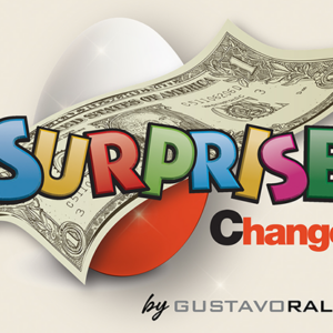 Surprise Change (Gimmicks and Online Instructions) by Gustavo Raley – Trick - magic tricks