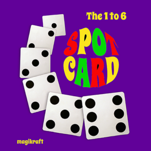 1 TO 6 SPOT CARD by Martin Lewis – Trick - magic tricks