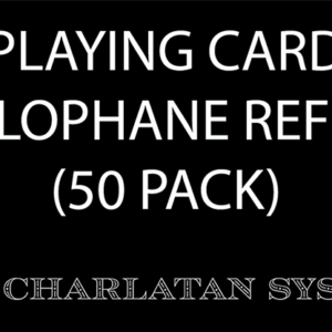 Playing Card Cellophane Refills (50 Units) - magic tricks