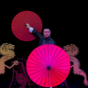 Dragon Parasol Set RED by LY & MS Magic – Trick - magic tricks