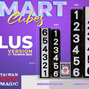 Smart Cubes PLUS (Large/Stage) by Taiwan Ben – Trick - magic tricks
