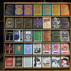 35 Deck Wooden Display Shelf by TCC - magic tricks