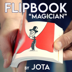 FLIP BOOK MAGICIAN (Gimmick and Online Instructions) by JOTA – Trick - magic tricks