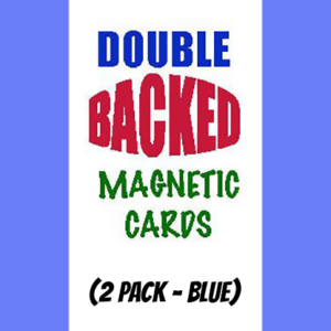 Magnetic Cards (2 pack/Blue) by Chazpro Magic. – Trick - magic tricks