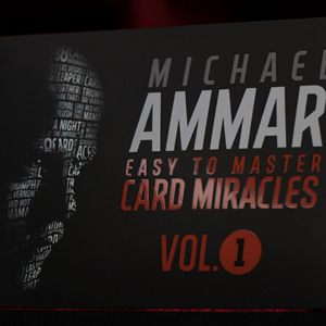 Easy to Master Card Miracles (Gimmicks and Online Instruction) Volume 1 by Michael Ammar – Trick - magic tricks