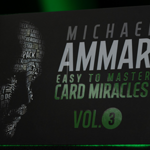 Easy to Master Card Miracles (Gimmicks and Online Instruction) Volume 3 by Michael Ammar – Trick - magic tricks