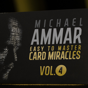 Easy to Master Card Miracles (Gimmicks and Online Instruction) Volume 4 by Michael Ammar – Trick - magic tricks