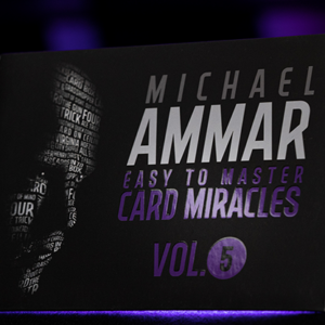 Easy to Master Card Miracles (Gimmicks and Online Instruction) Volume 5 by Michael Ammar – Trick - magic tricks