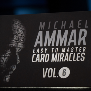 Easy to Master Card Miracles (Gimmicks and Online Instruction) Volume 6 by Michael Ammar – Trick - magic tricks