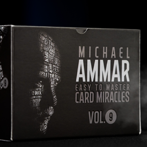 Easy to Master Card Miracles (Gimmicks and Online Instruction) Volume 9 by Michael Ammar – Trick - magic tricks