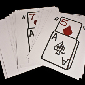 CARDIOGRAPHIC RRP REFILL 24 PK (12 / 5D and 12 / 7H) by Martin Lewis – Trick - magic tricks