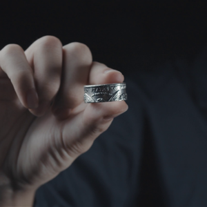 Morgan Coin Ring (Medium) by Alchemist Metal Company- Trick - magic tricks