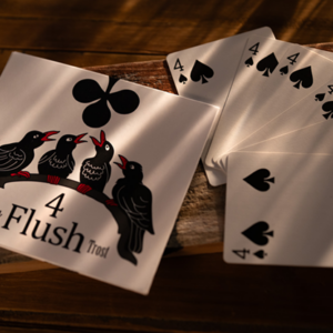 4 FLUSH Red Back by Nick Trost and Murphy’s Magic – Trick - magic tricks