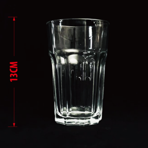 SELF EXPLODING DRINKING GLASS RIDGE (13.5cm) by Wance – Trick - magic tricks