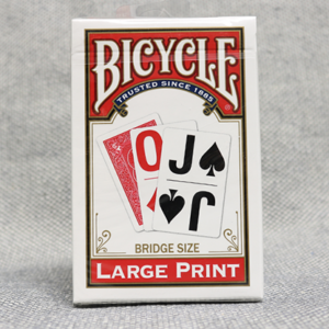 Bicycle Super Jumbo Bridge (RED) by USPCC - magic tricks