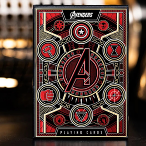 Avengers: Red Edition Playing Cards by theory11 - magic tricks
