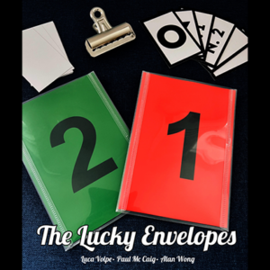 The Lucky Envelopes (Gimmicks and Online Instructions) by Luca Volpe, Paul McCaig,  and Alan Wong – Trick - magic tricks