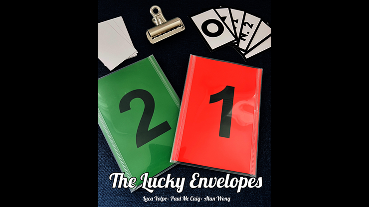 The Lucky Envelopes (Gimmicks and Online Instructions) by Luca Volpe, Paul McCaig, and Alan Wong – Trick - magic tricks