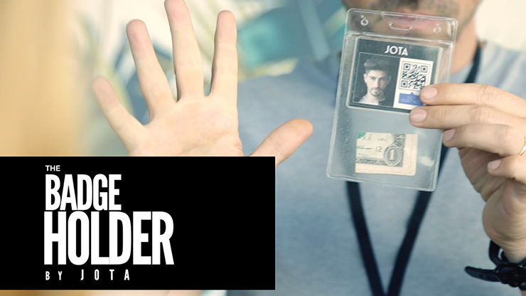 BADGE HOLDER (Gimmick and Online Instructions) by JOTA – Trick - magic tricks