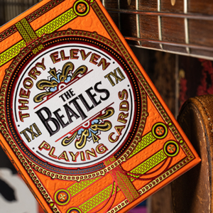 The Beatles (Orange) Playing Cards by theory11 - magic tricks