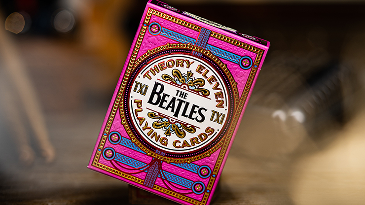 The Beatles (Pink) Playing Cards by theory11 - magic tricks