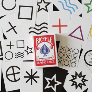 Bicycle Special ESP Red Playing Cards (plus 15 Online Effects) - magic tricks