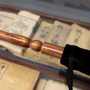 Wooden wand PRO (Standard Brown) by Harry He & Bacon Magic – Trick - magic tricks