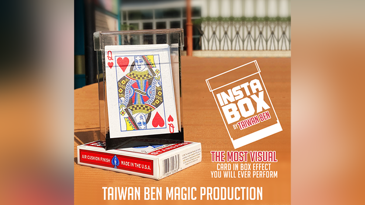 INSTA BOX (RED) by Taiwan Ben – Trick - magic tricks
