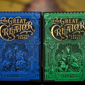 The Great Creator: Earth Edition Playing Cards by Riffle Shuffle - magic tricks