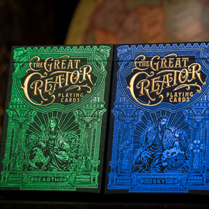 The Great Creator: Sky Edition Playing Cards by Riffle Shuffle - magic tricks
