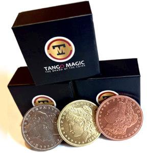 Follow the Silver Morgan Replica (Gimmicks and Online Instructions) by Tango – Trick - magic tricks