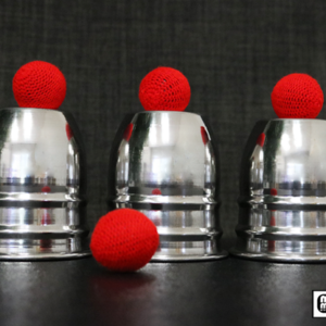 STAINLESS STEEL CUPS AND BALLS by Mr. Magic – Trick - magic tricks