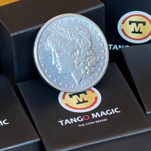 Replica Morgan Magnetic Coin (Gimmicks and Online Instructions) by Tango Magic – Trick - magic tricks