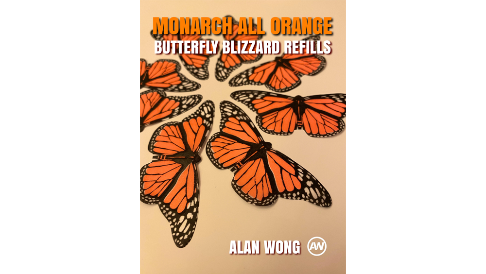 REFILL MONARCH/ORANGE for Butterfly Blizzard by Jeff McBride & Alan Wong – Trick - magic tricks