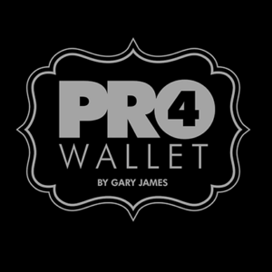 Pro 4 Wallet (Gimmicks and Online Instructions) by Gary James – Trick - magic tricks