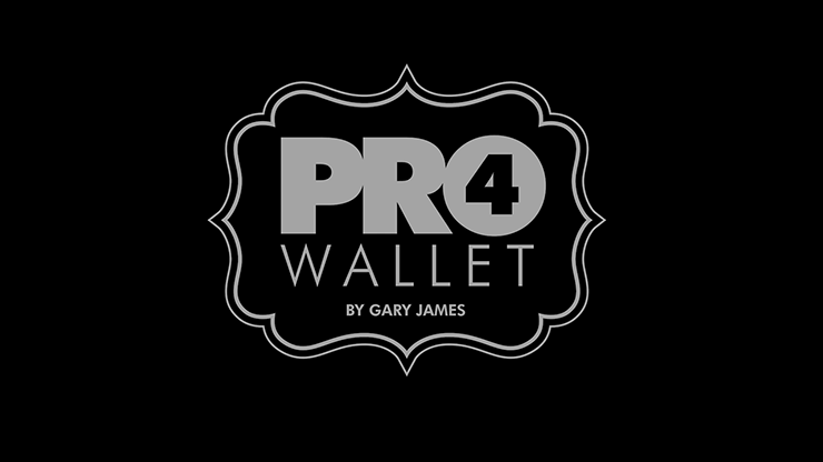 Pro 4 Wallet (Gimmicks and Online Instructions) by Gary James – Trick - magic tricks