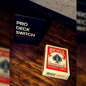 PRO DECK SWITCH (RED) By Pierre Velarde – Trick - magic tricks