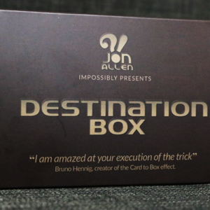 DESTINATION BOX (Gimmicks & Online Instructions) by Jon Allen – Trick - magic tricks