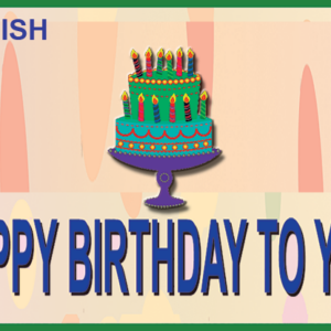 HAPPY BIRTHDAY TORN AND RESTORED (English) 25 PK. by Uday’s Magic World – TRICK - magic tricks