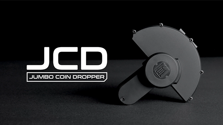 Hanson Chien Presents JCD (Jumbo Coin Dropper) by Ochiu Studio (Black Holder Series) – Trick - magic tricks