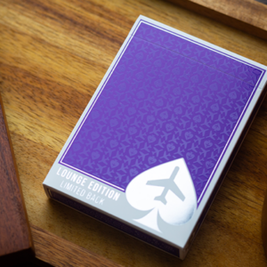 Limited Edition Lounge  in Passenger Purple by Jetsetter Playing Cards - magic tricks