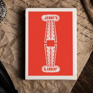 Jerry’s Nugget (Atomic Red) Marked Monotone Playing Cards - magic tricks